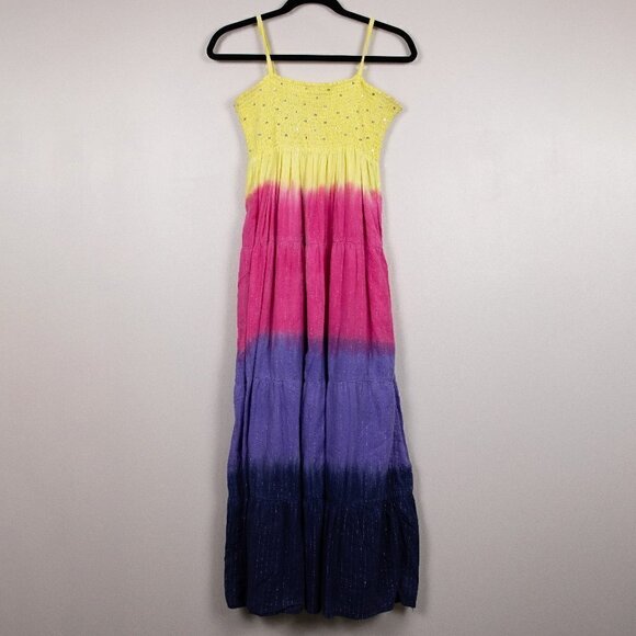 Justice rainbow maxi dress-16 - Picture 1 of 4